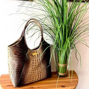 Brahmin alligator print Handbag - Like New